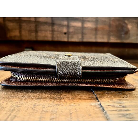 Louis Vuitton Monogram Porte Monnaie Viennois Bifold Wallet - Brown - Picture 5 of 16